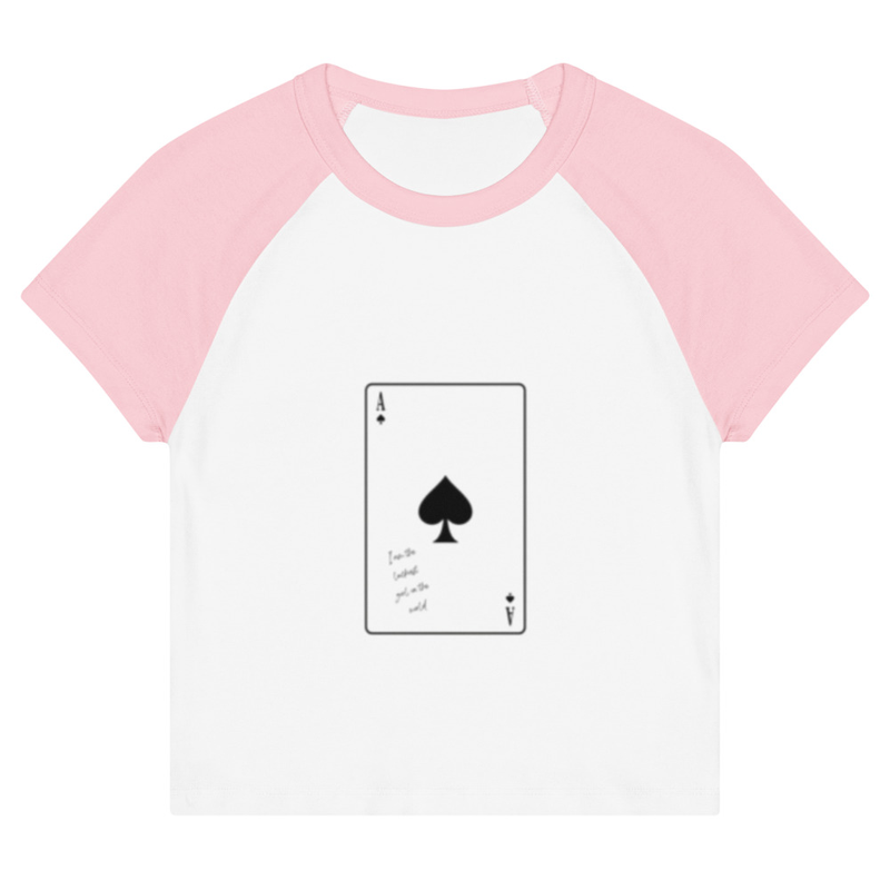 Women’s baby tee "Ace Card"
