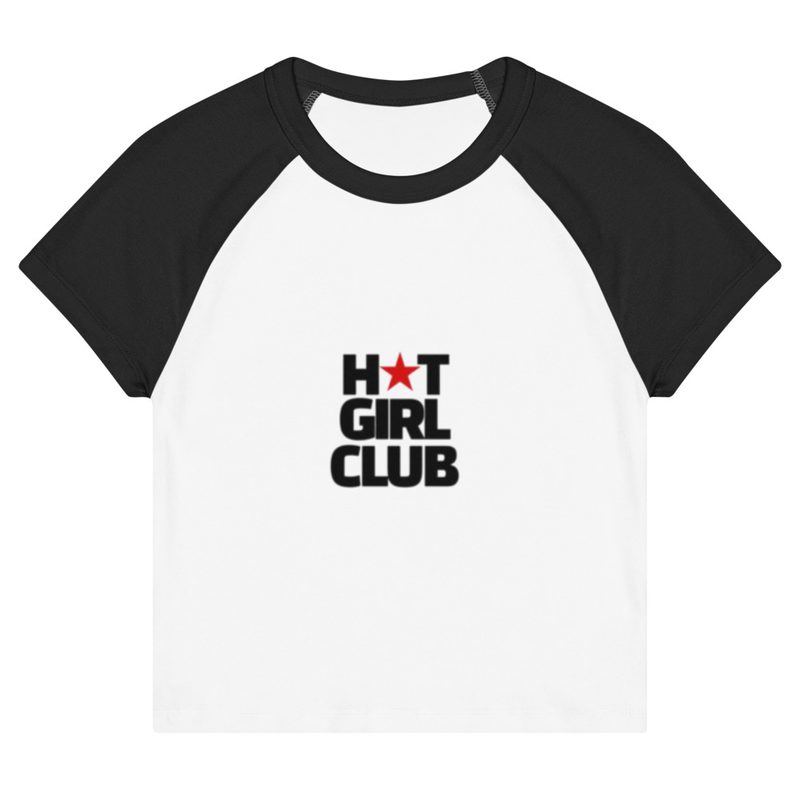 Women’s baby tee "hot girl club"