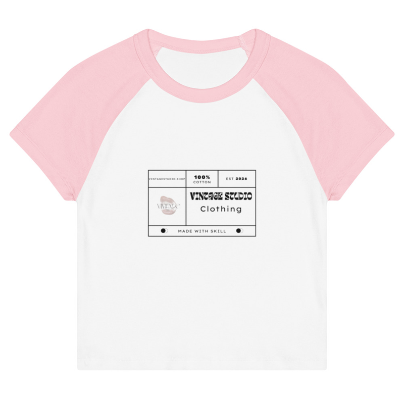Women’s baby tee "vs label"