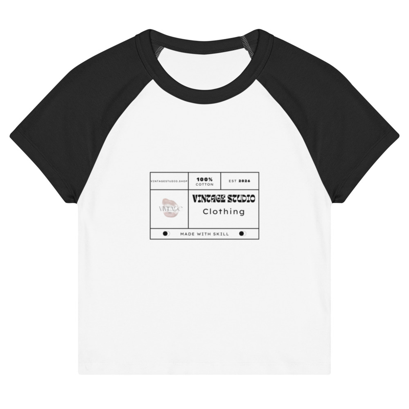 Women’s baby tee "vs label"