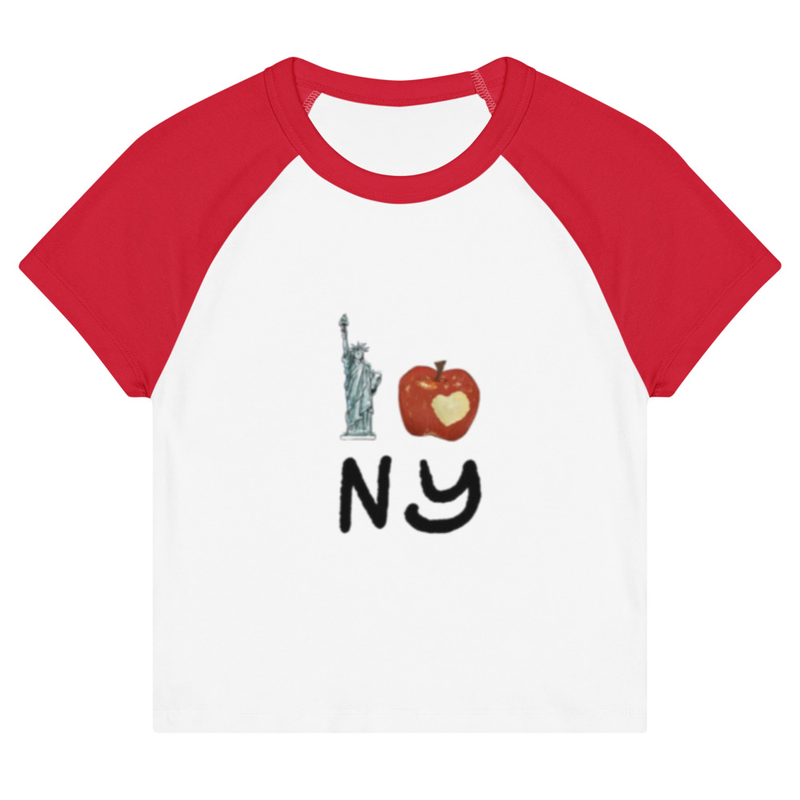 Women’s baby tee " I love NY"