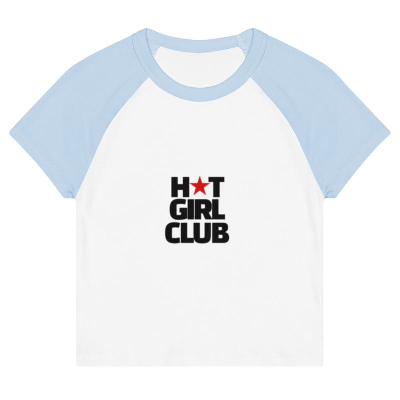 Women’s baby tee "hot girl club"