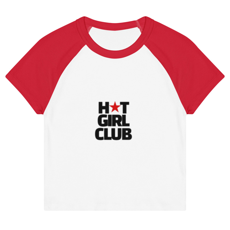 Women’s baby tee "hot girl club"