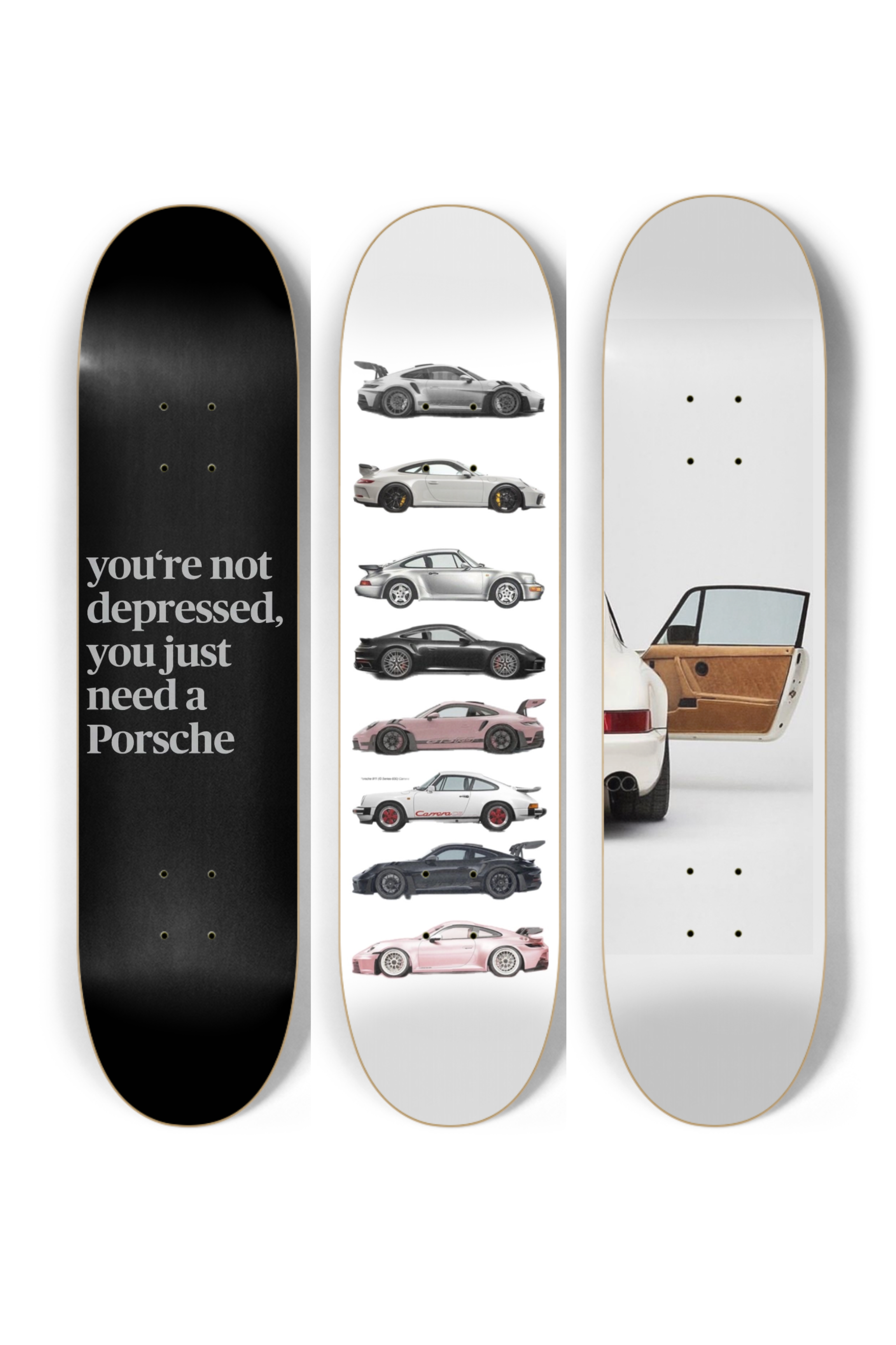 you're not depressed you just need a porsche set
