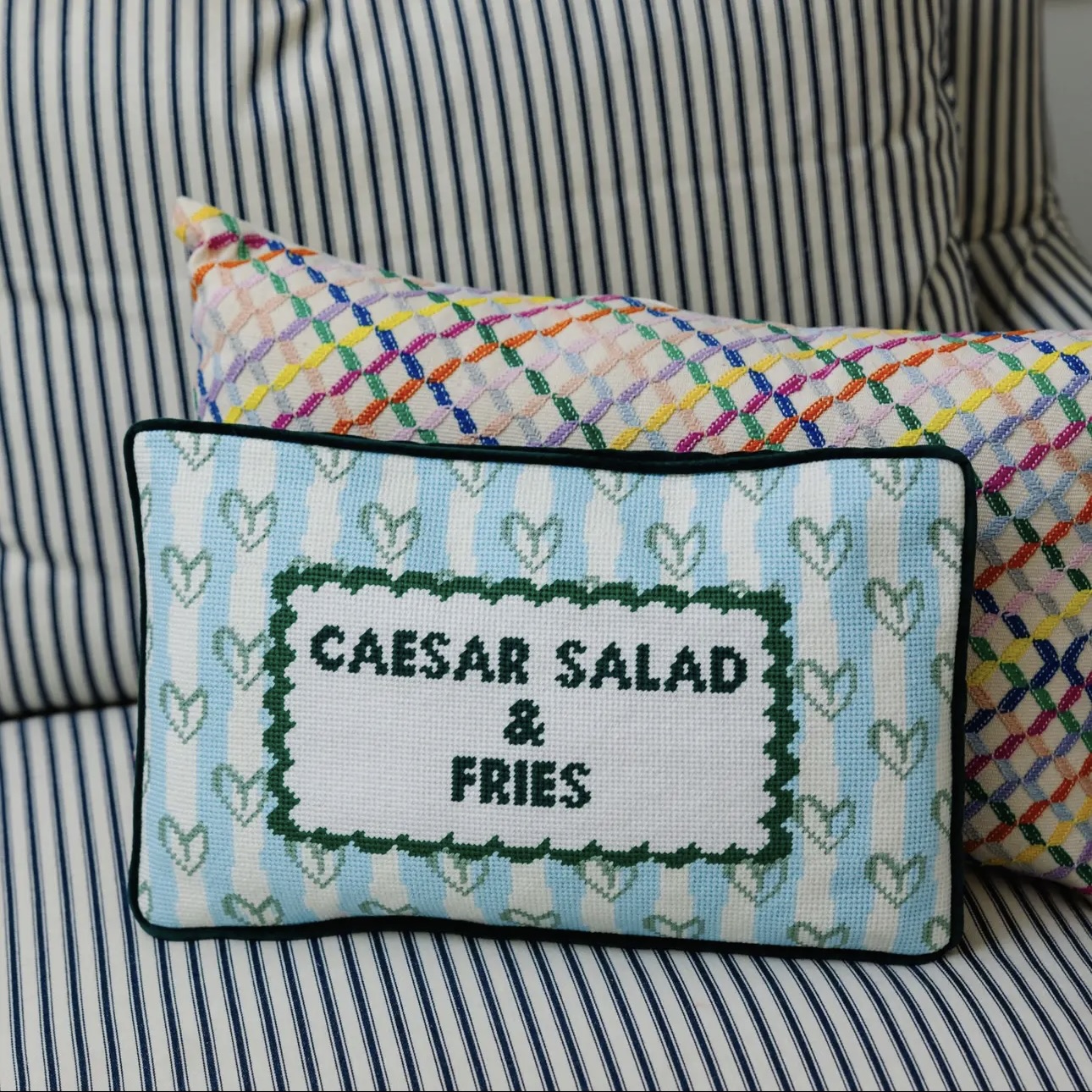 CEASER SALAD AND FRIES