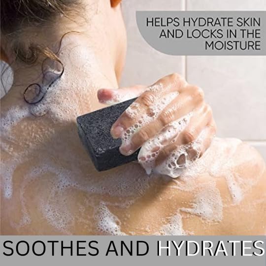 Charcoal Exfoliating Soap Sponge 2-Pack (T.Taio Esponjabon) + Soap Tray: Deep Cleansing