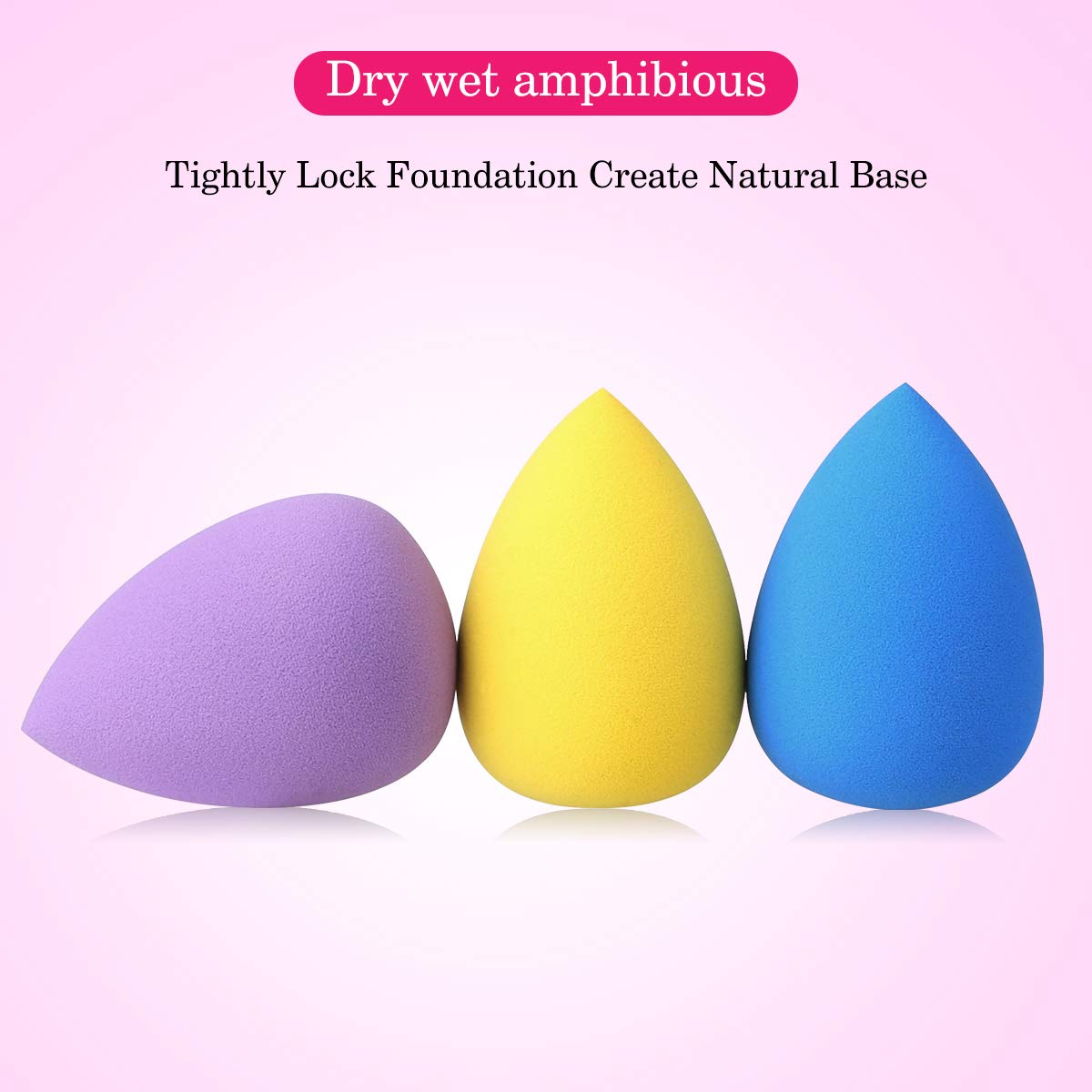 Best 6-Piece Makeup Sponge Set for Liquid Foundation: IYOCHO Blending Sponges