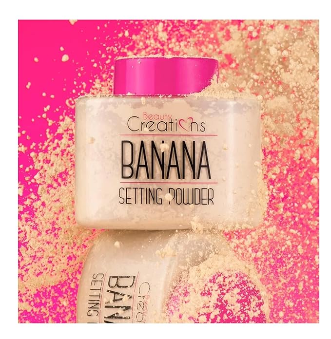 DEALPLUSDEAL Beauty Creations Banana Setting Loose Powder | Minimizes Pores & Fine Lines | Matte Finish | Long-Lasting Natural Face Makeup