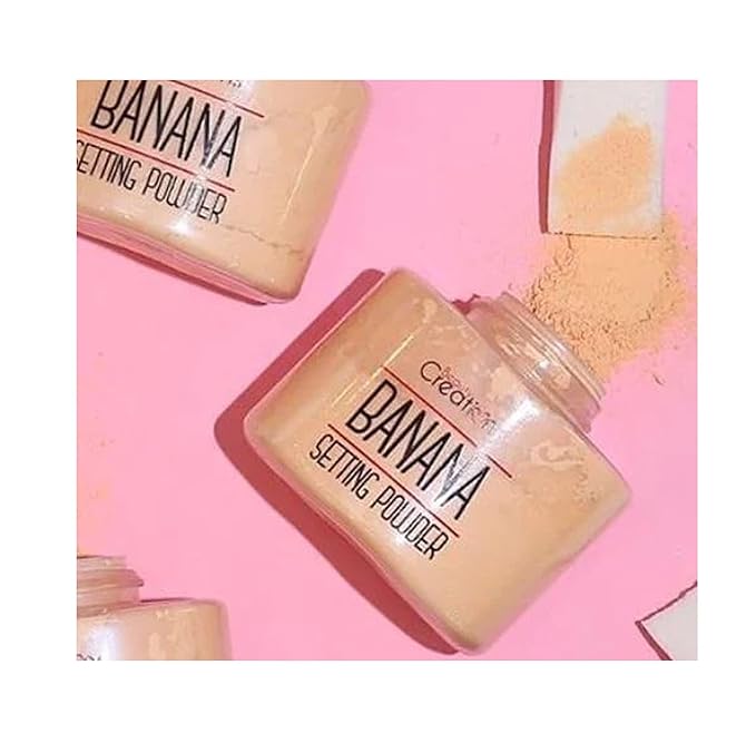 DEALPLUSDEAL Beauty Creations Banana Setting Loose Powder | Minimizes Pores & Fine Lines | Matte Finish | Long-Lasting Natural Face Makeup