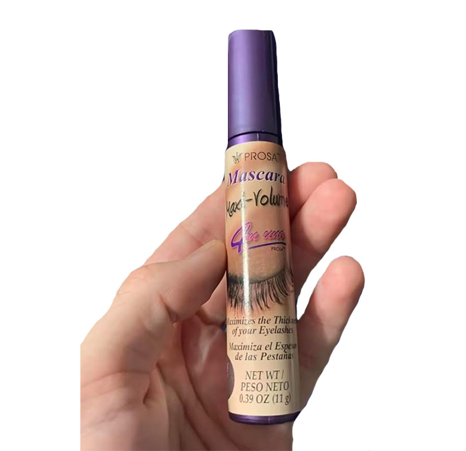 Máscara de Pestañas Prosa 4-1 Maxi-Volumen Púrpura: ¡Volumen Extremo y Duradero! - Purple