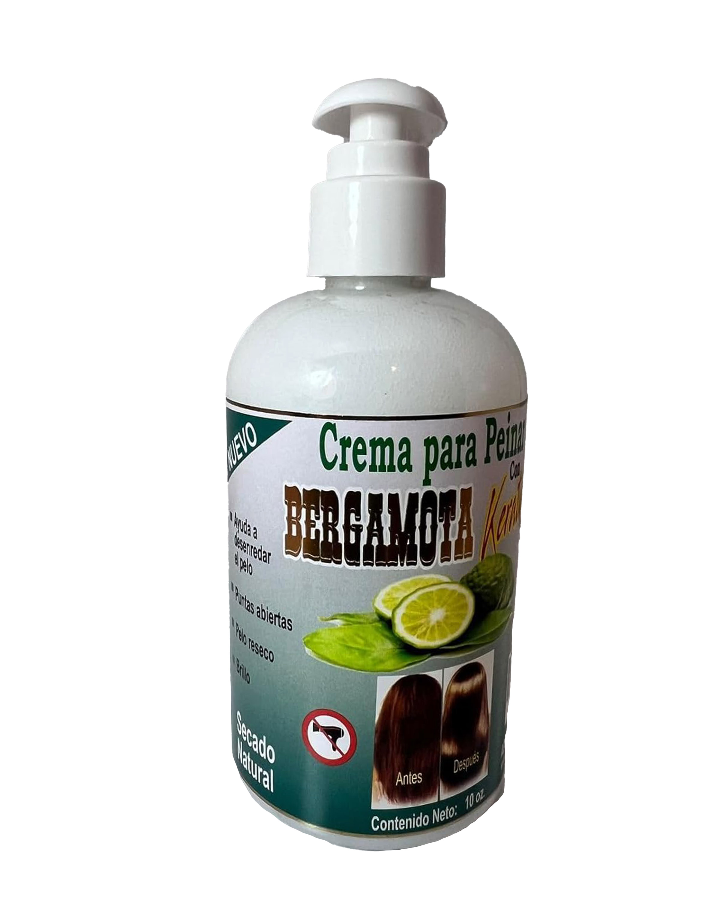 Bergamot Hair Care Set for Thinning Hair: Keratin, Rosemary Oil, Collagen - Minoxidil-Free / Set de Bergamota para Cabello Delgado: Keratina, Romero, Colágeno - Libre de Minoxidil