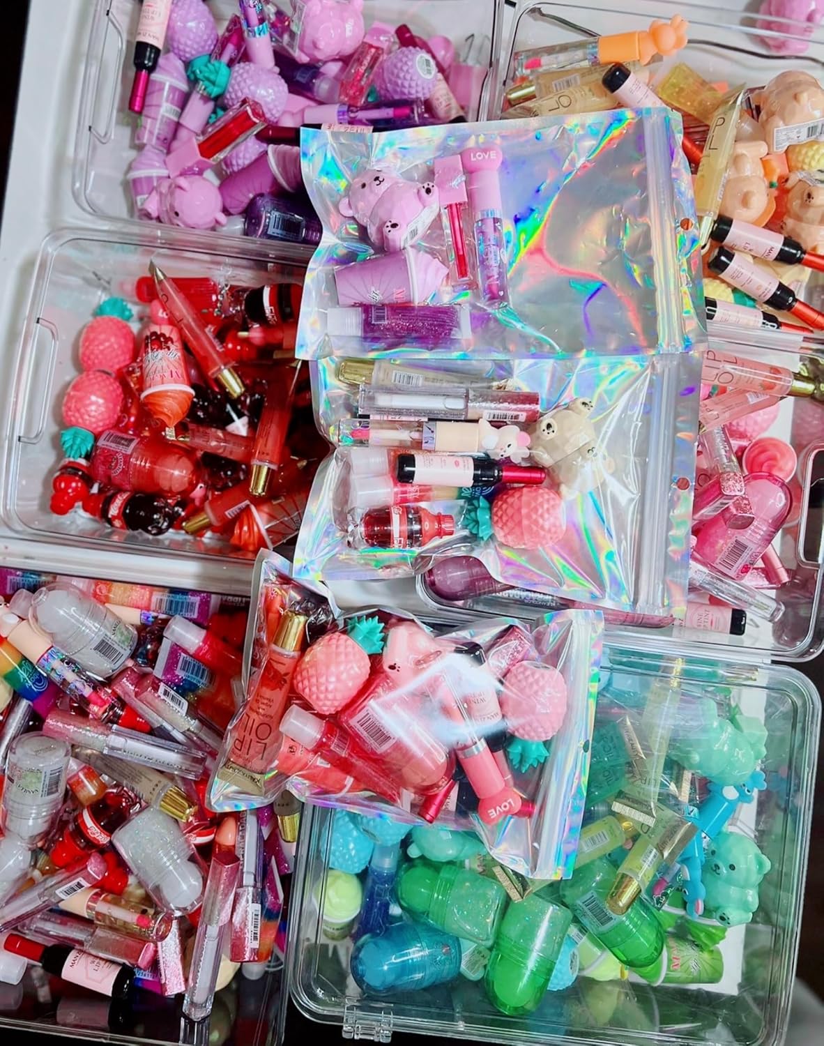 20 Piece LiPPIE BAG - Assorted Lip Gloss & Lip Balm