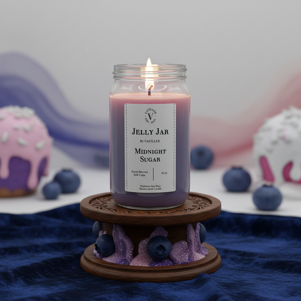 Midnight Sugar Jelly Jar