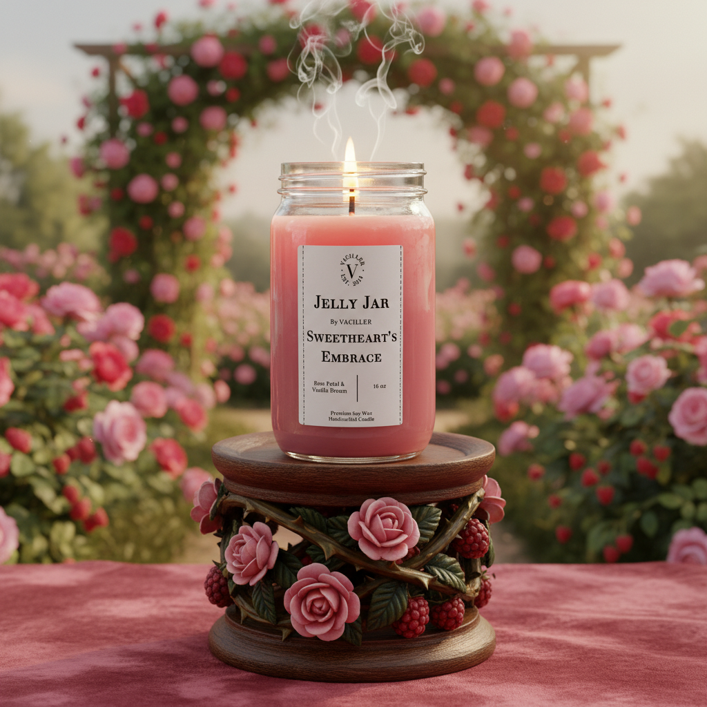 Sweetheart's Embrace Jelly Jar