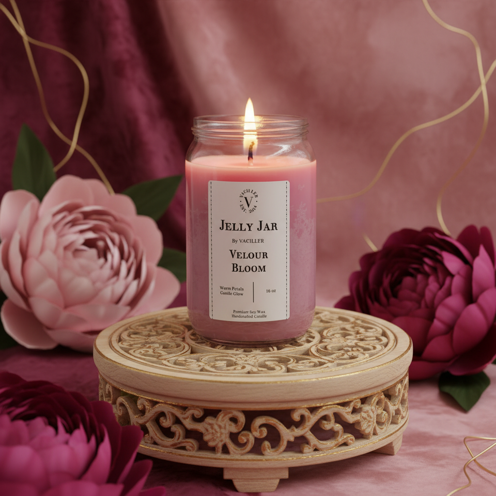 Velour Bloom Jelly Jar