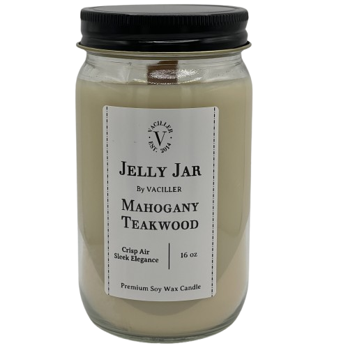 Mahogany Teakwood Jelly Jar 