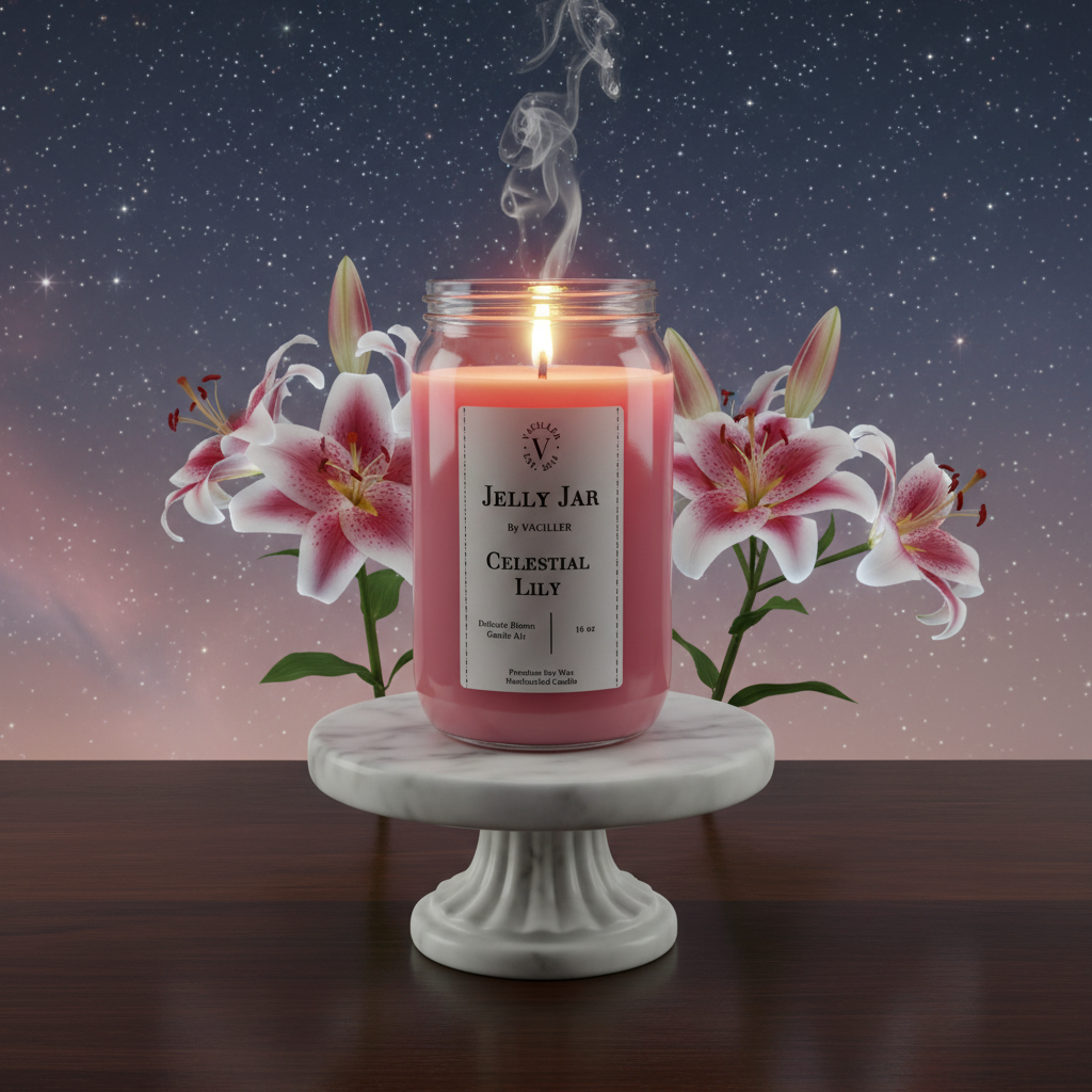 Celestial Lily Jelly Jar