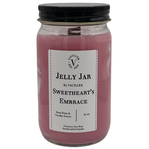 Sweetheart's Embrace Jelly Jar