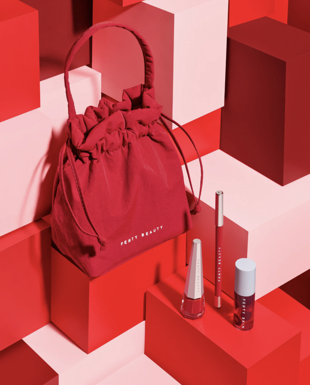 CHERRY MOUTH 3-PIECE LIP SET + POUCH