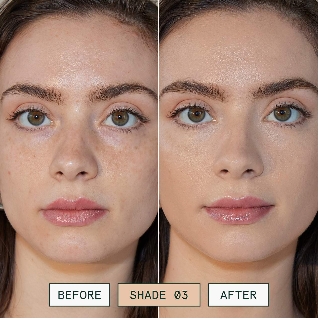 Tint and protect medium coverage serum foundation with SPF 50+