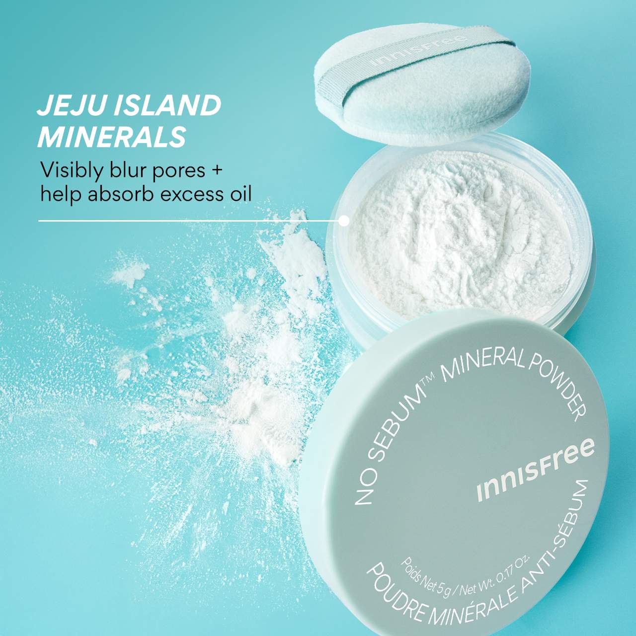 No Sebum Matte Mineral Blurring Loose Setting Powder