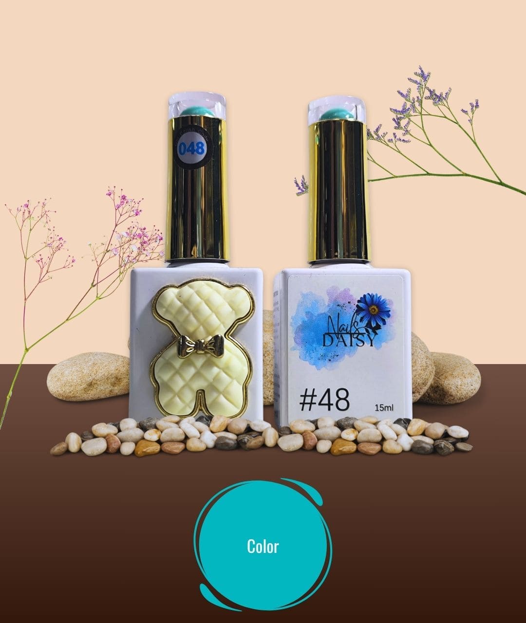 Semipermamente Daisy Nails 48