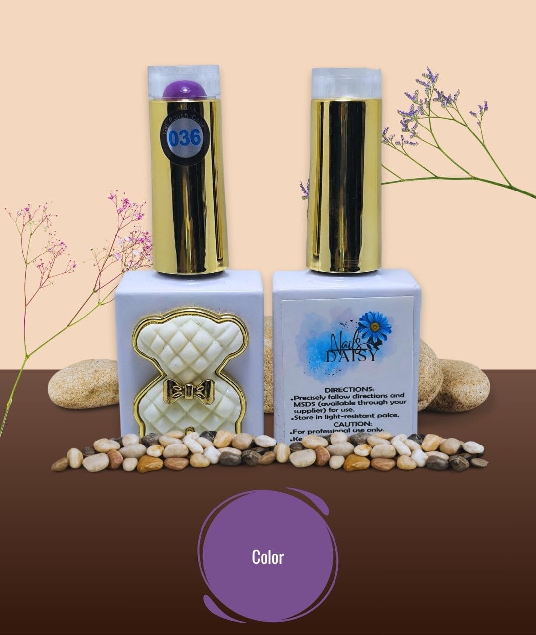Semipermamente Daisy Nails 36