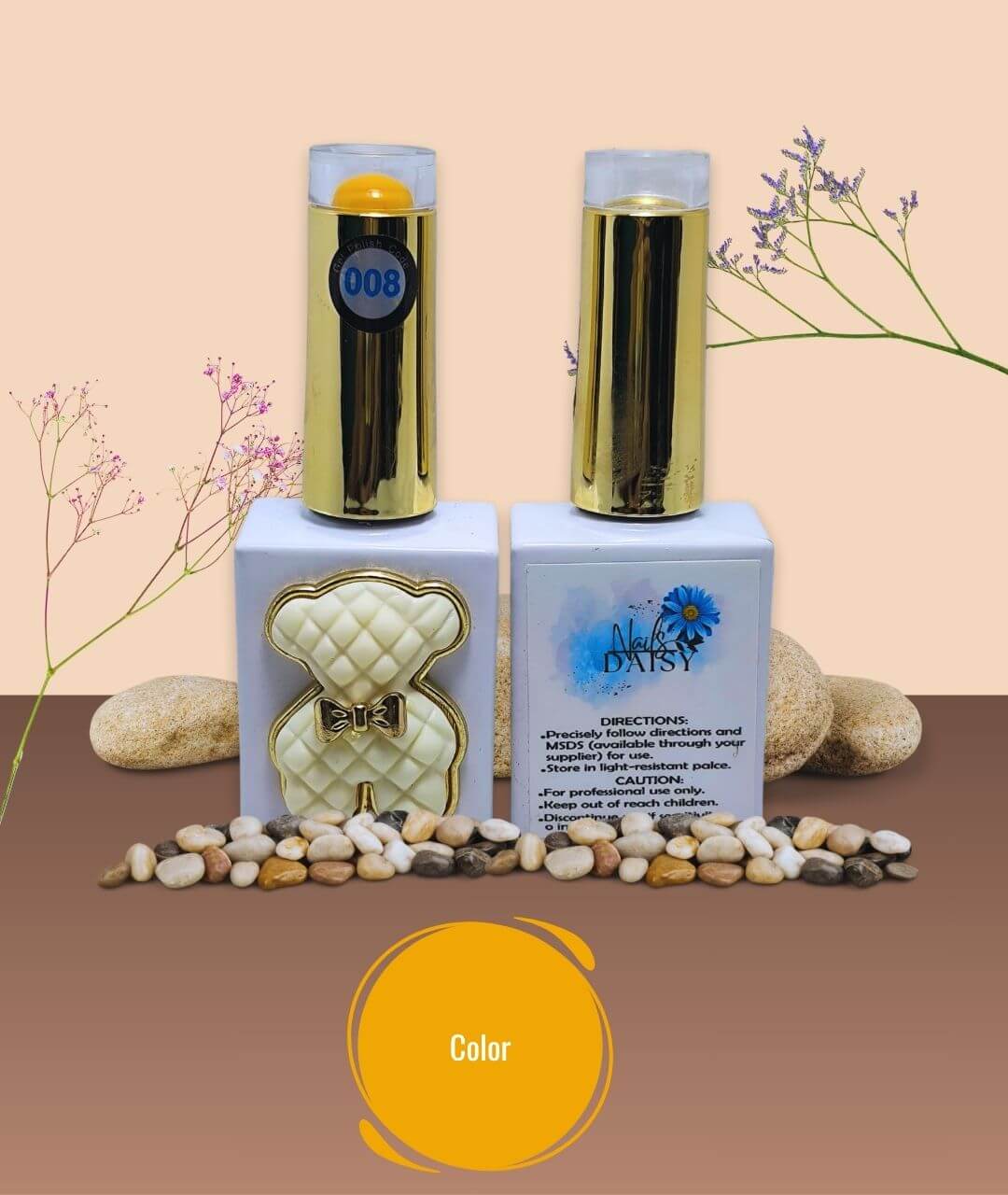 Semipermamente Daisy Nails 08