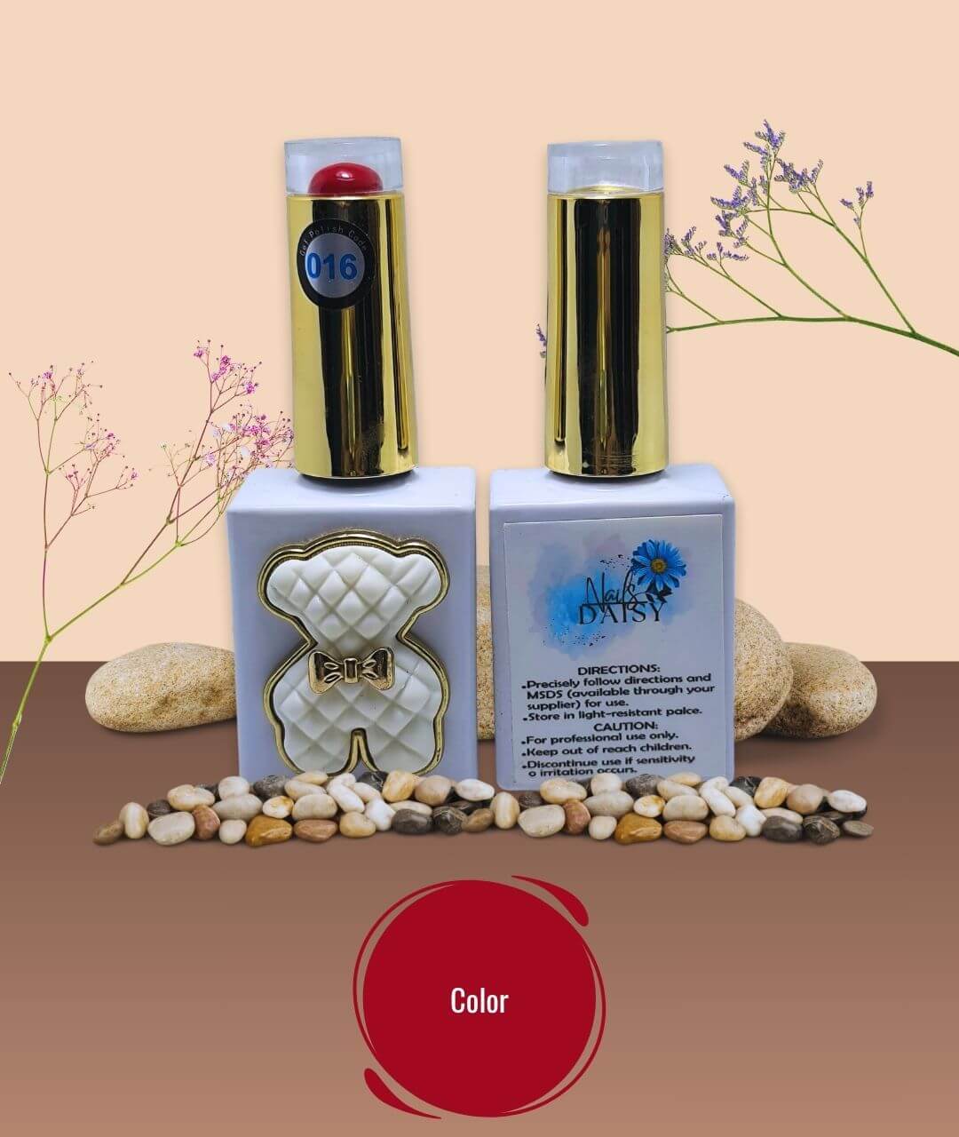 Semipermamente Daisy Nails 16