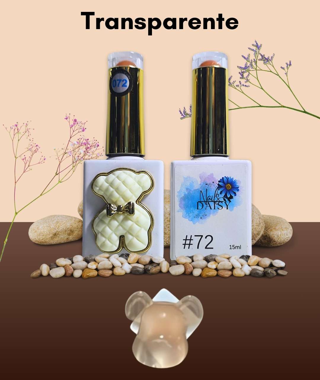 Semipermanente Daisy Nails 72