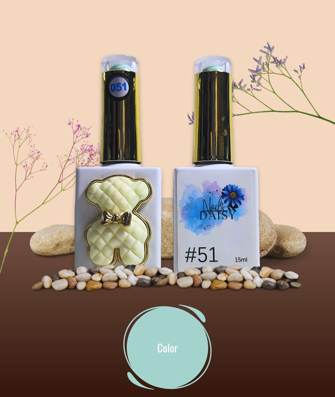 Semipermanente Daisy Nails 51