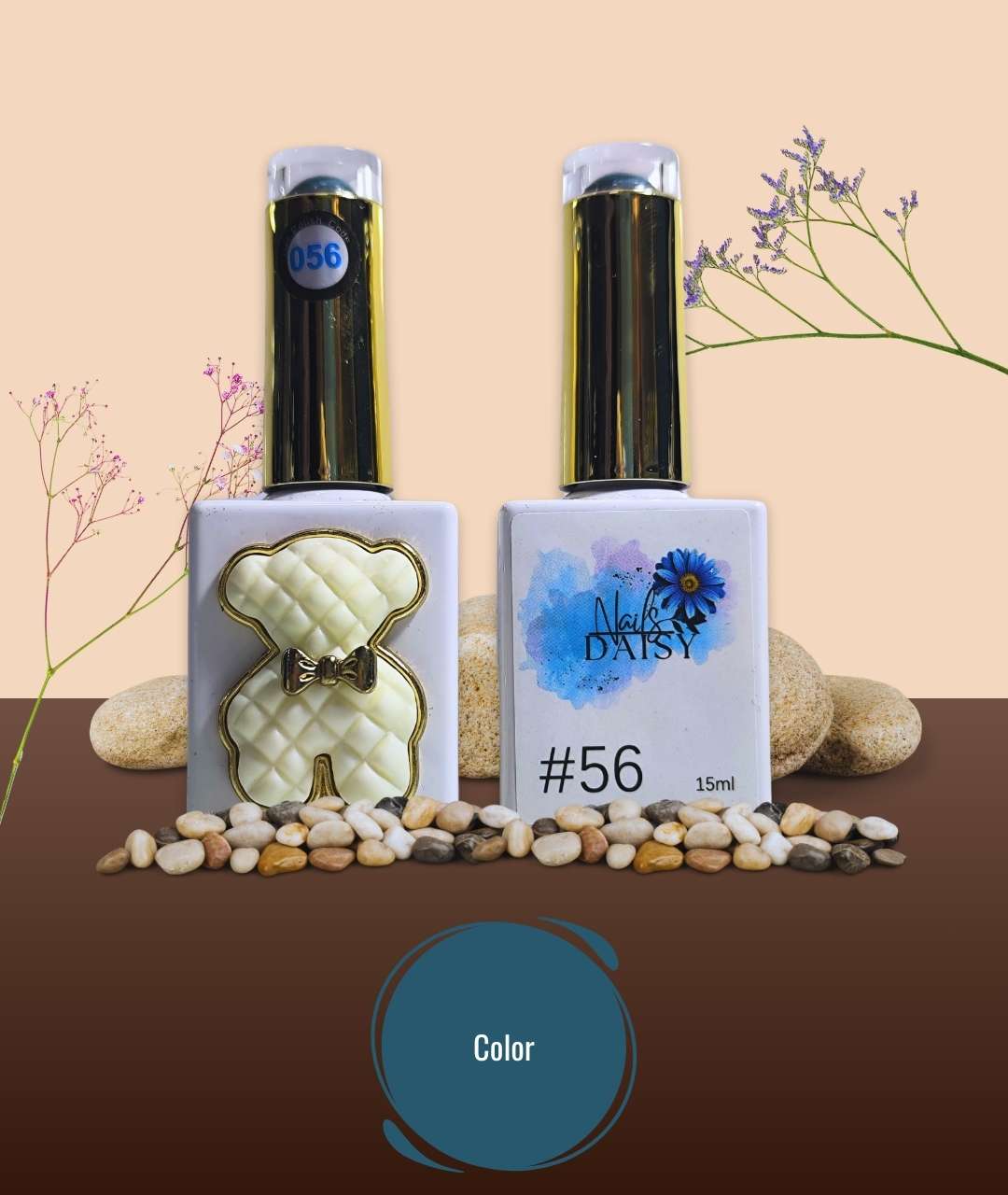 Semipermanente Daisy Nails 56