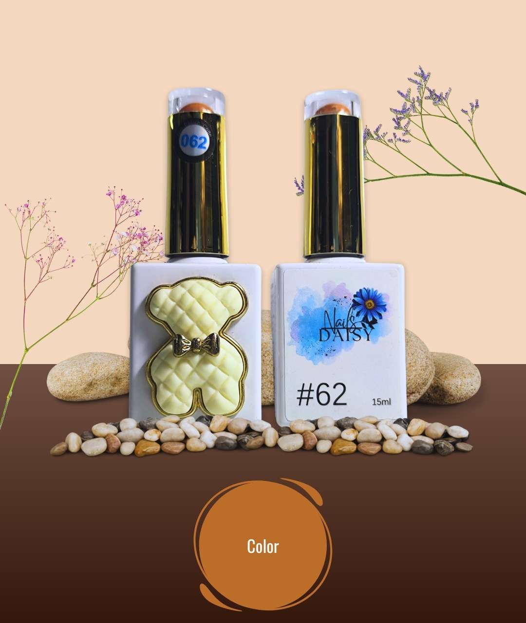 Semipermanente Daisy Nails 62
