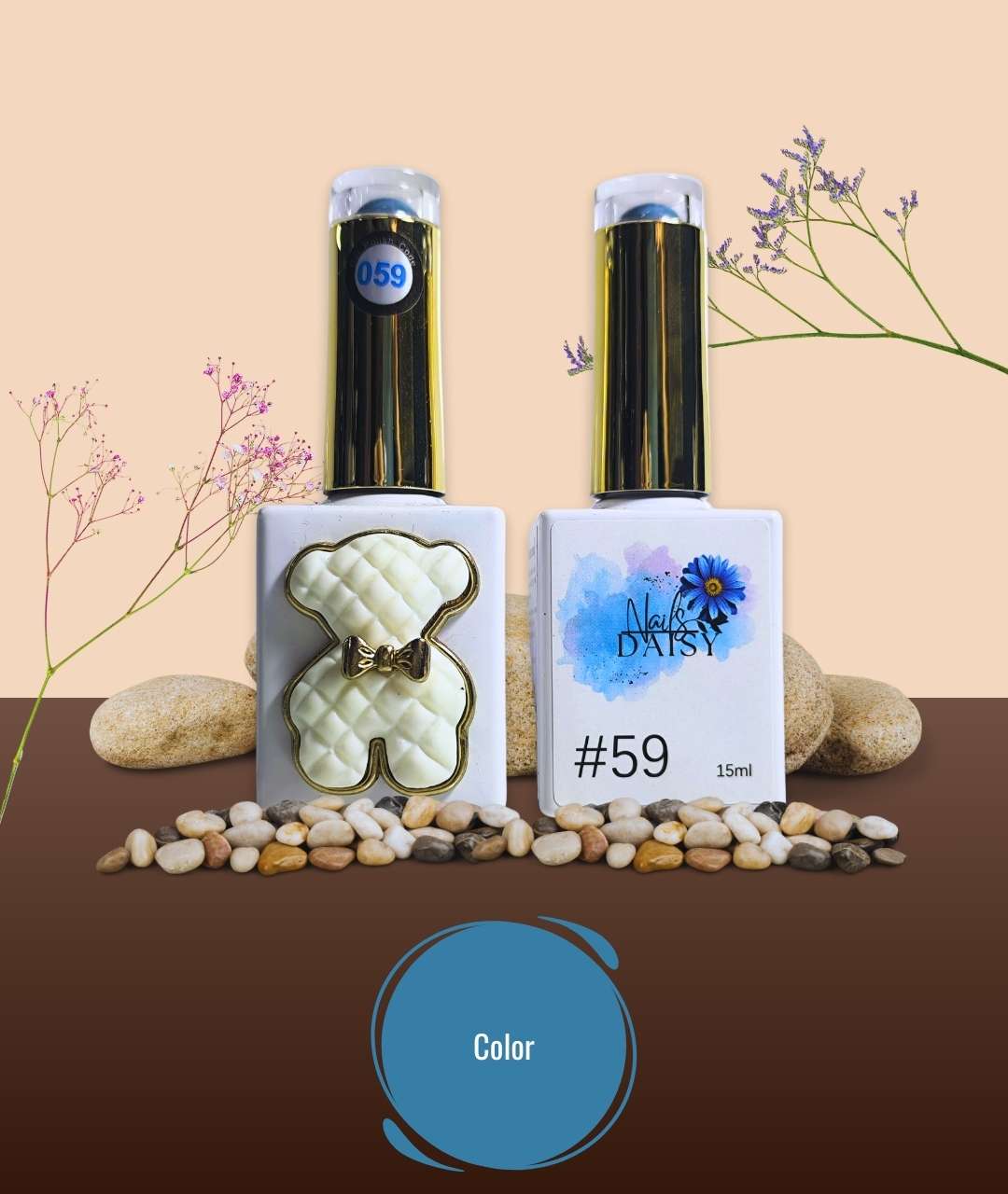 Semipermanente Daisy Nails 59