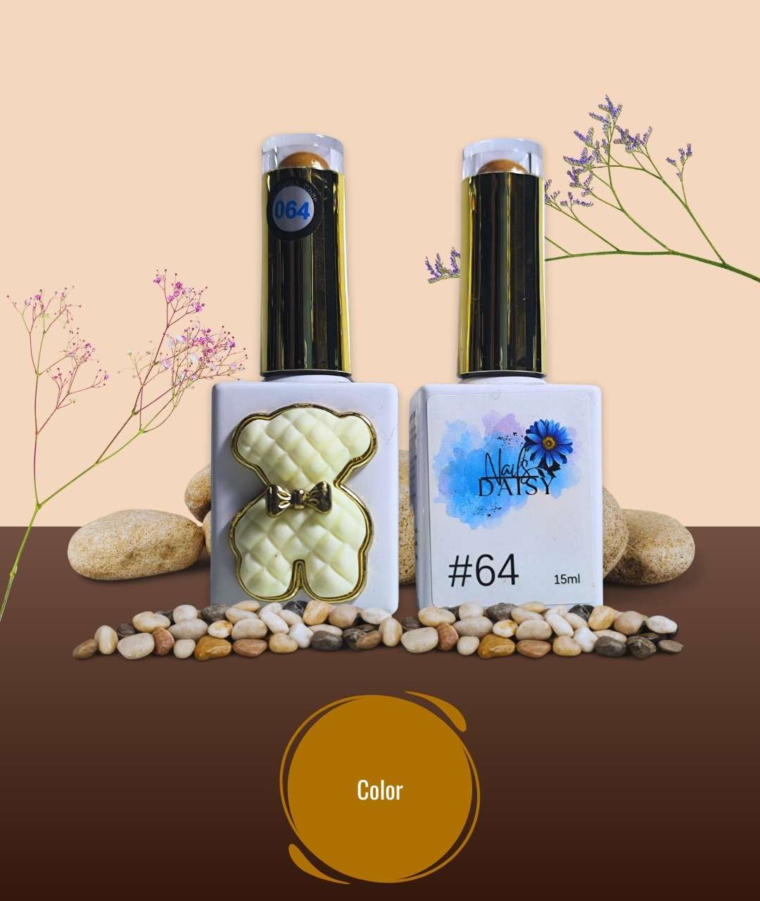 Semipermanente Daisy Nails 64