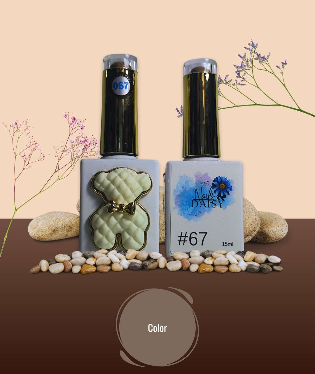 Semipermanente Daisy Nails 67