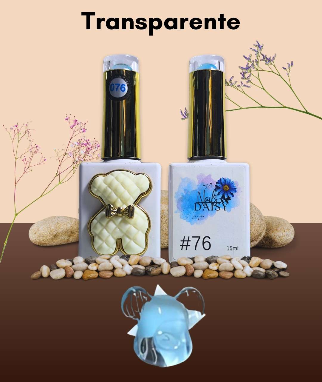 Semipermanente Daisy Nails 76
