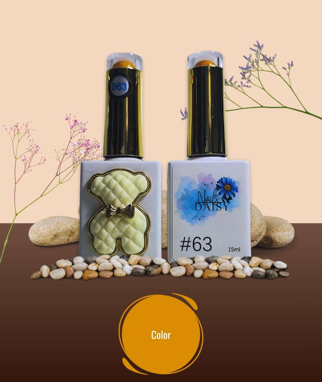 Semipermanente Daisy Nails 63