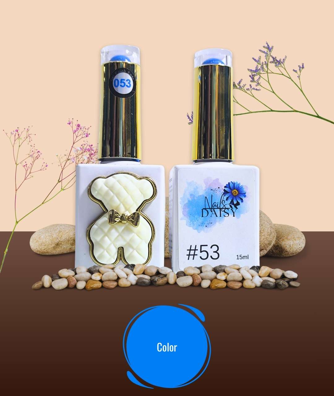 Semipermanente Daisy Nails 53