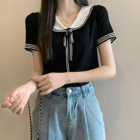 Women's Sailor Collar Top