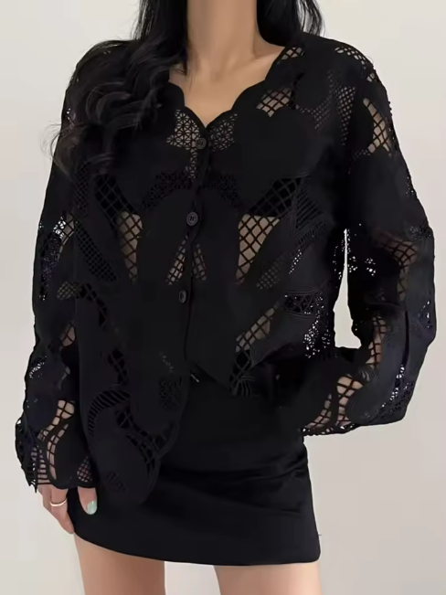 White Lace Blouse
