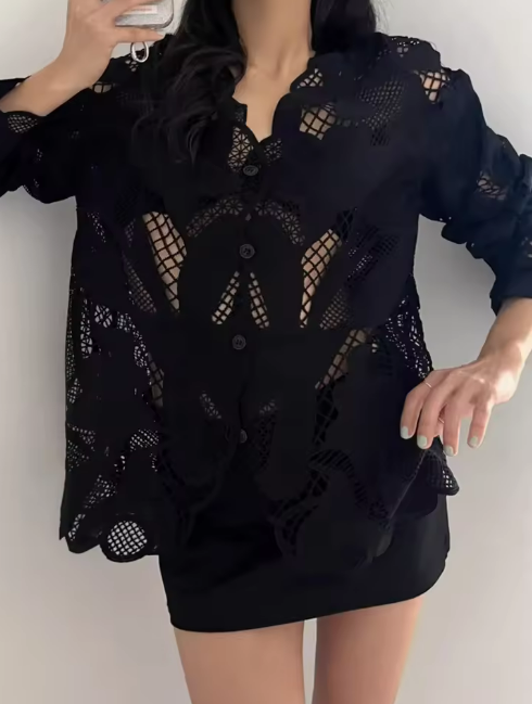 White Lace Blouse