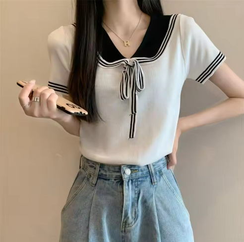 Women's Sailor Collar Top