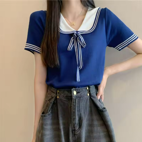 Women's Sailor Collar Top