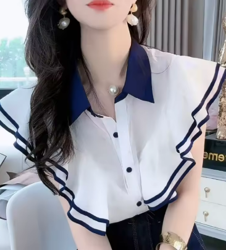 Women's Elegant Ruffled Blouse