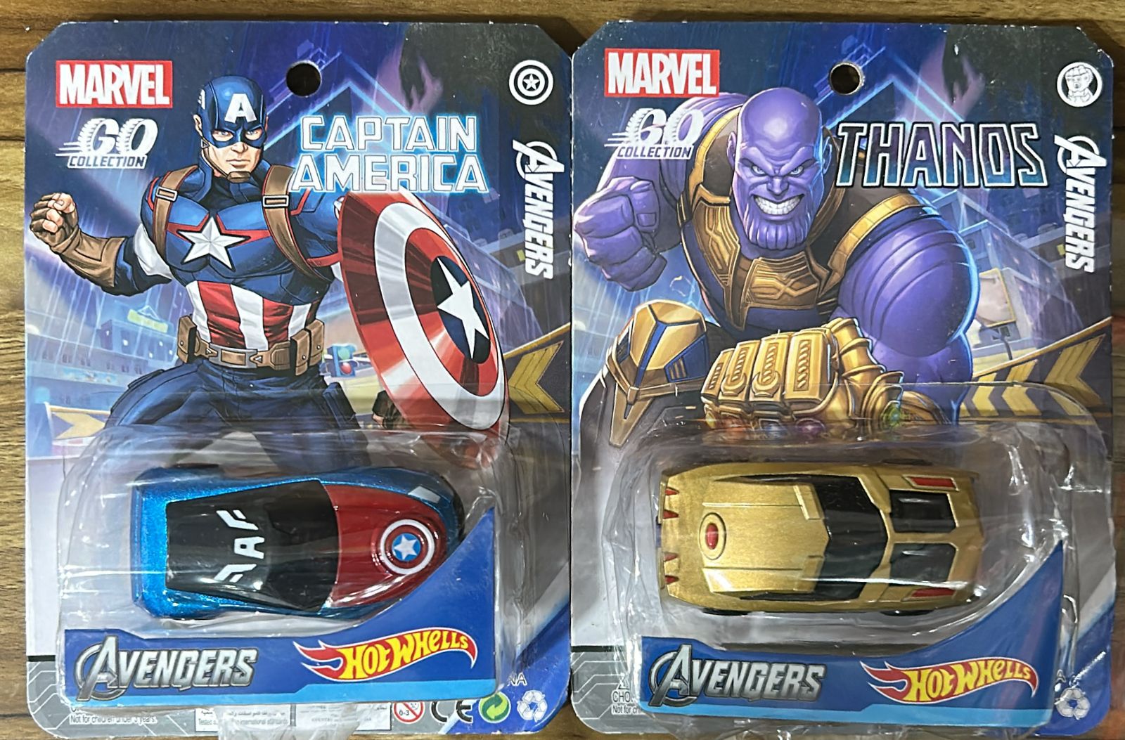 Marvel Avengers Hot Wheel Set