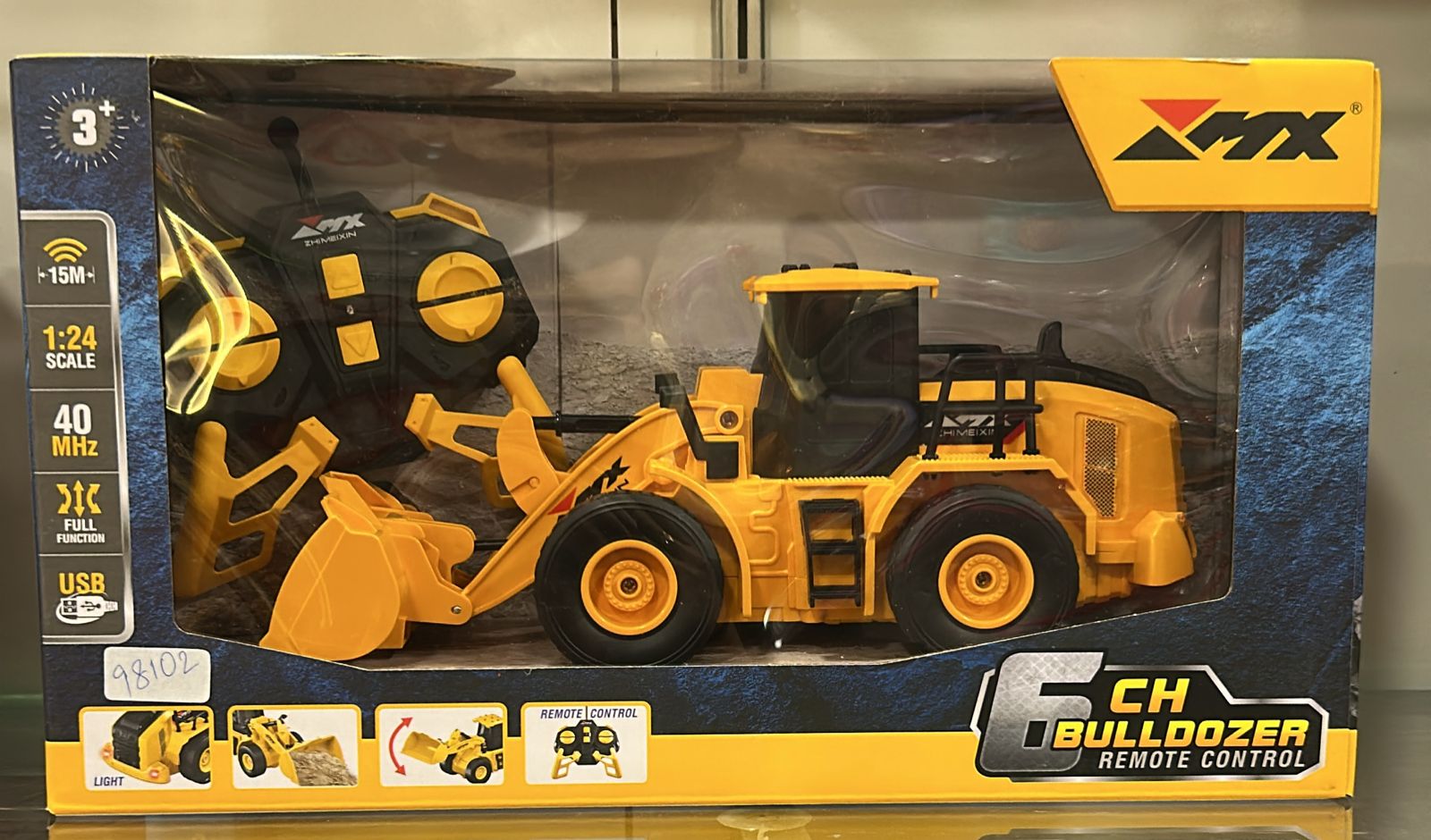 6-Channel Remote Control Bulldozer