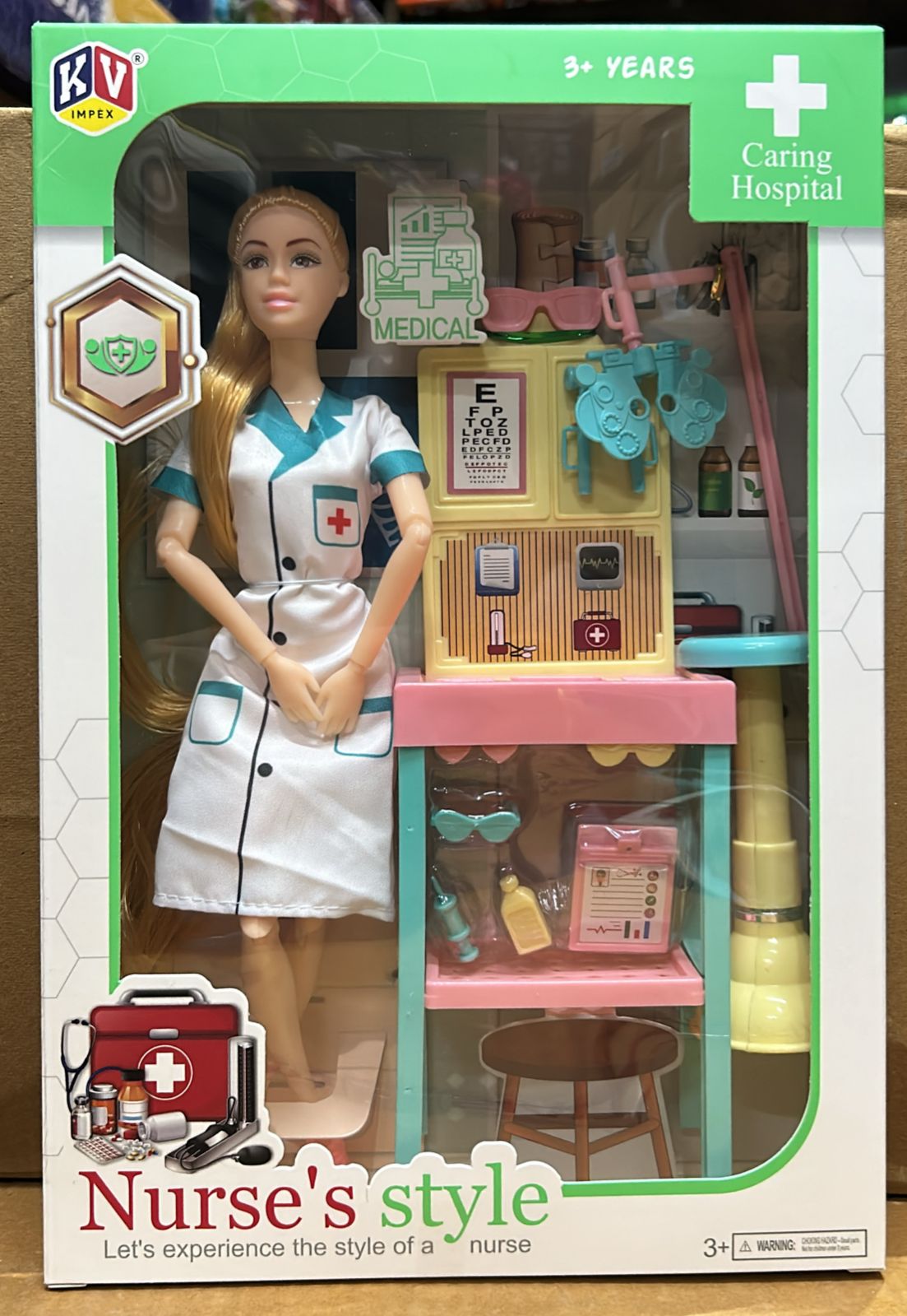 Nurse's style doll set