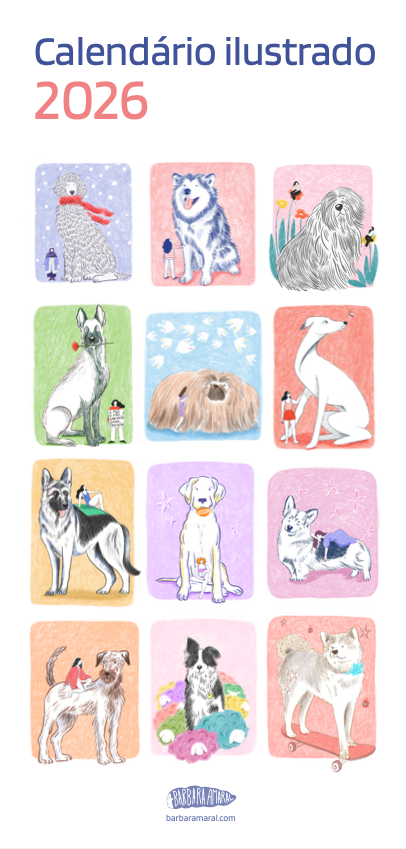 Calendário ilustrado 2026