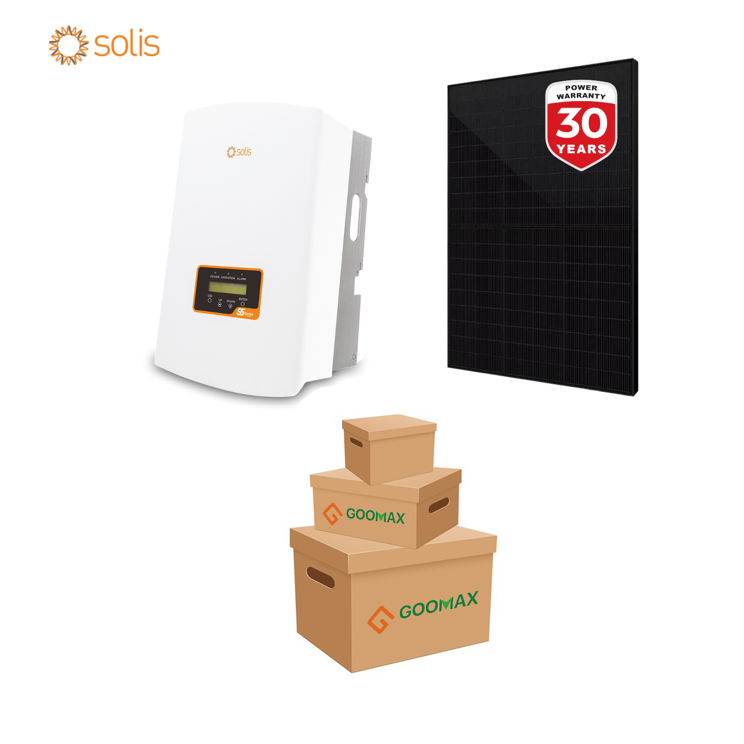 10kW Komplektas Solis S5 + YH Sunpro 450W